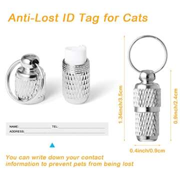 Extodry 12 Pack Reflective-Breakaway Cat Collars with Bells,Safety Buckle Kitten Collar,with Name Tag,Adjustable,Ideal for Girl Cats Male Cats,Pet Supplies,Stuff,Accessories(12 Colors & 2 ID Tags).