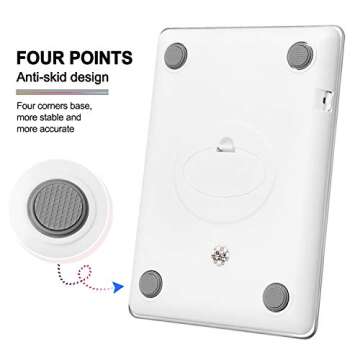 Rechargeable Digital Kitchen Scale for Accurate Cooking