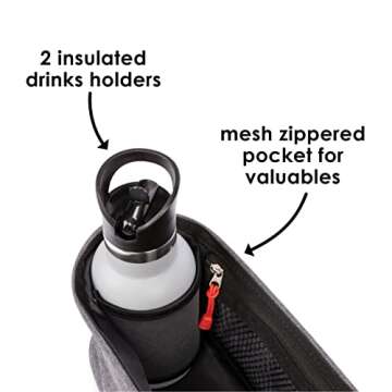 Diono Buggy Buddy Universal Stroller Organizer with Cup Holders