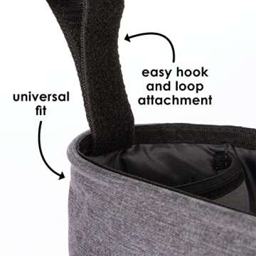 Diono Buggy Buddy Universal Stroller Organizer with Cup Holders