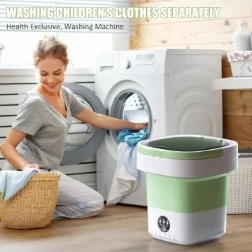 Compact Mini Washing Machine for Travel and Home