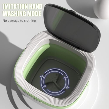 Compact Mini Washing Machine for Travel and Home