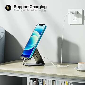 Urmust Smartphone Stand Compatible with Most Models - Black