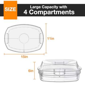 Newbro Chilled Veggie Tray - Perfect for Any Occasion