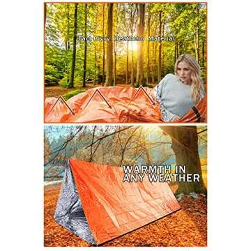 Zmoon Emergency Sleeping Bag 2 Pack - Durable & Lightweight