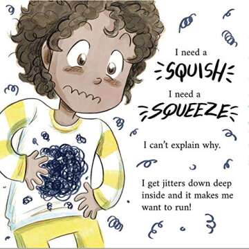 Wiggles, Stomps, and Squeezes Calm My Jitters Down Sensory Toy for Anxiety Relief