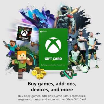 $15 Xbox Gift Card - Unlock Games, Add-Ons, and More!