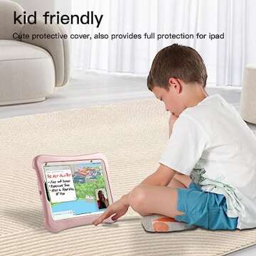 Top LeiJue Kids Case for iPad Mini 6/7 - Durable & Fun