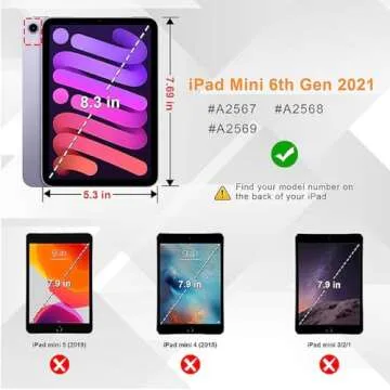 Top LeiJue Kids Case for iPad Mini 6/7 - Durable & Fun