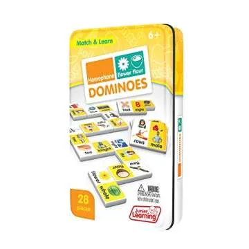 Junior Learning Homophone Dominoes for Kids Educational Fun