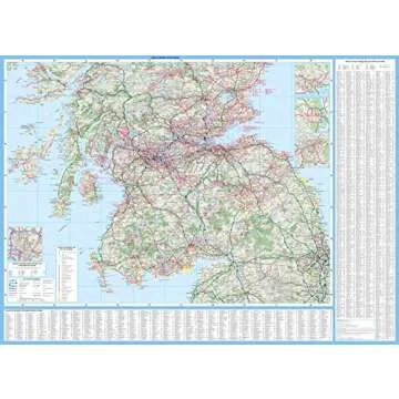 Scotland Touring Map: Ideal for exploring