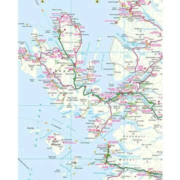 Scotland Touring Map: Ideal for exploring