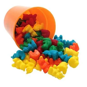 50 Counting Bears with 5 Cups