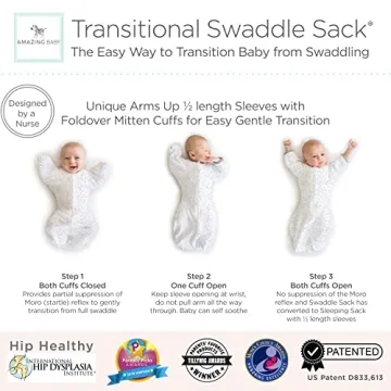 Arms Up Transitional Swaddle Sack for Babies 3-6 Months