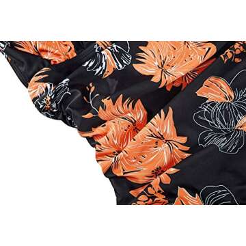 B2prity Women's Slimming One Piece Swimsuits Tummy Control Bathing Suit Halter Swimwear for Big Busted Curvy Woman