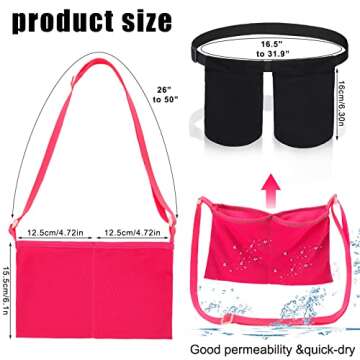 Tondiamo Adjustable Mastectomy Drain Holder Drain Pouch with Shower Bag Drainage Pouch Breast Shirts...