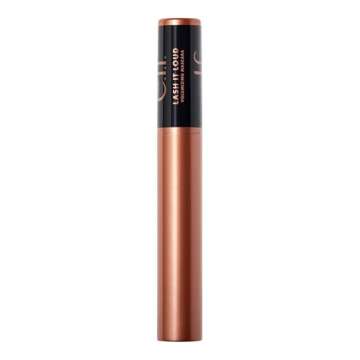 e.l.f. Lash It Loud Mascara, Volumizing Formula for Mega Volume Lashes, Creates Fuller & Bolder Eyelashes, Intensely Pigmented, Deep Brown, 1.1 Oz