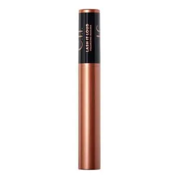 e.l.f. Lash It Loud Mascara, Volumizing Formula for Mega Volume Lashes, Creates Fuller & Bolder Eyelashes, Intensely Pigmented, Deep Brown, 1.1 Oz