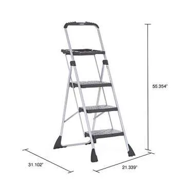 Cosco Max Steel Work Platform - Easy Fold & Stable Ladder