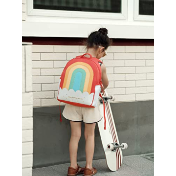 Zoy zoii Rainbow Kids Backpack for School and Travel