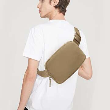 Joysoda Fanny Pack,Belt Bag,40 Inch Asjustable Strap Everywhere Belt Bag,for Women and Men