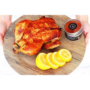 The Serious Foodie Spice Rubs - East Meets West Variety Pack: Kentucky Bourbon Rub, Moroccan Grill Spice Rub, Asian Fusion Sweet/Spicy Rub (3-Pack)