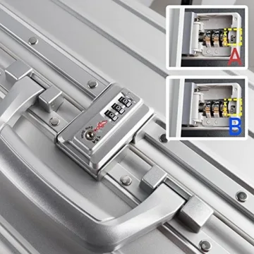 TRAVELKING Aluminum Zipperless Luggage - Stylish & Durable