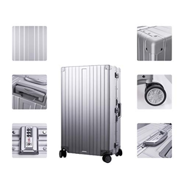 TRAVELKING Aluminum Zipperless Luggage - Stylish & Durable