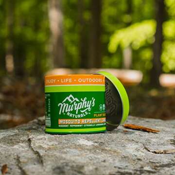 Murphy’s Naturals Mosquito Repellent Candle (9oz) | Proven, Natural Ingredients Like Peppermint, Rosemary and Citronella | Each Candle Burns for 30+ Hours | Made in USA | Great for The Patio