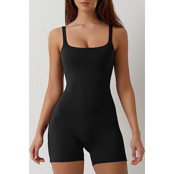 Buy QINSEN Women's Stylish Square Neck One-Piece Romper