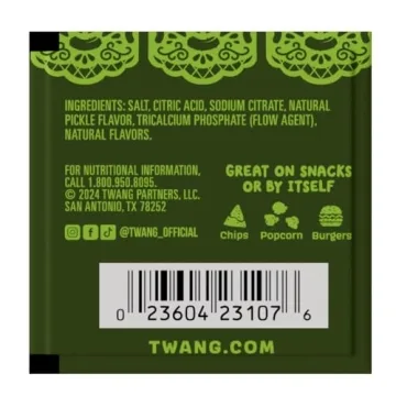 Twangerz Pickle Flavoring Packets, 200 Count