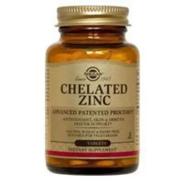 Chelated Zinc 100 Tabs - 3-Pack for Immune & Skin Support