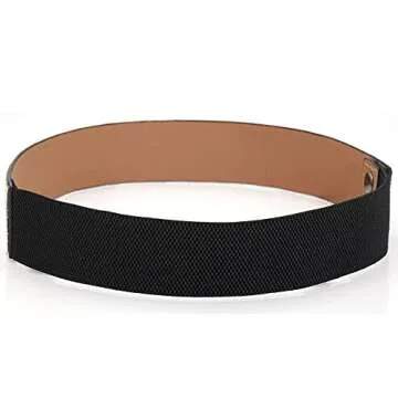 Buy YeeHeen Rhinestone Stretchy Belt for Women - 70CM