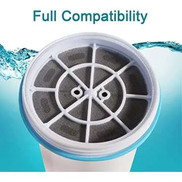 Zeroliquid ZR-001 Replacement Water Filters for Pitchers and Dispensers, Most Advanced 6-Stage 0 TDS...