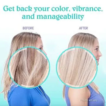 Malibu C Swimmers Wellness Remedy - Restoring & Hydrating Hair Care with Vitamin C Complex - Protects Hair Discoloration from Chlorine and Pool Elements (3 Packets)