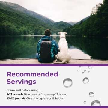 Nutri-Vet Anti-Diarrhea Liquid for Dogs - Helps Sooth Dogs Upset Stomach & Stop Diarrhea - Veterinarian Formulated - 4 oz