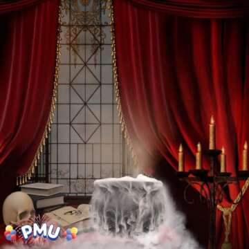 PMU 12 Inch Halloween Cauldron - Blow Mold Plastic Party Accessory - Candy Holder for Kids - Halloween Party Favors & Supplies - Black (1/Pkg) Pkg/1