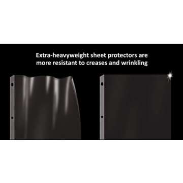 Gold Seal Diamond Clear Heavyweight Sheet Protectors, 200 Count