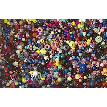 Beadery Bonanza 5LB Mixed Craft Beads - Versatile Fun