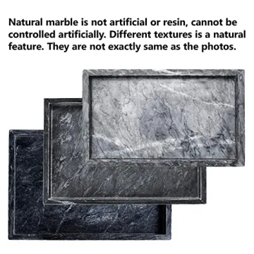 Noble Natural Marble Tray for Stylish Organization