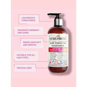 Curlsmith Vegan Glow Perfecting Conditioner for All Hair Types
