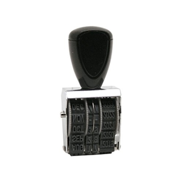 Traditional Rubber Date Stamp for Elegant Document Dating