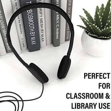 Maeline Bulk On-Ear Headphones - 10 Pack Multicolor