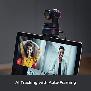 Professional 4K Webcam with AI Tracking Features
