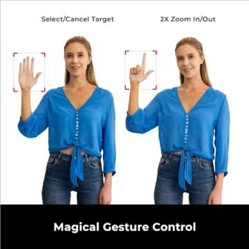 Professional 4K Webcam with AI Tracking Features