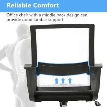 Ergonomic Mesh Office Chair with Lumbar Support