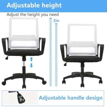Ergonomic Mesh Office Chair with Lumbar Support