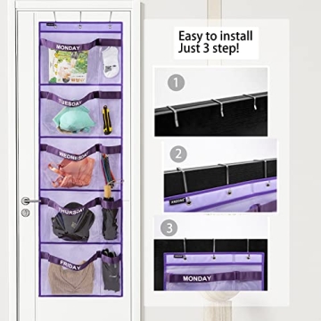 Kids Weekly Clothes Organizer for Stress-Free Mornings