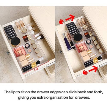 Oubonun Expandable Drawer Organizer for Makeup and More