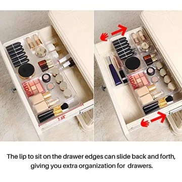 Oubonun Expandable Drawer Organizer for Makeup and More